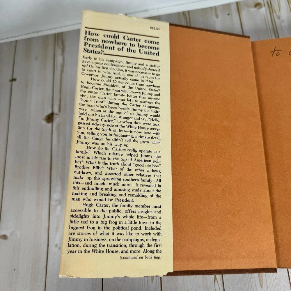 Cousin Beedie And Cousin Hot Hugh Carter 1978 Signed Biography Prentice-Hall